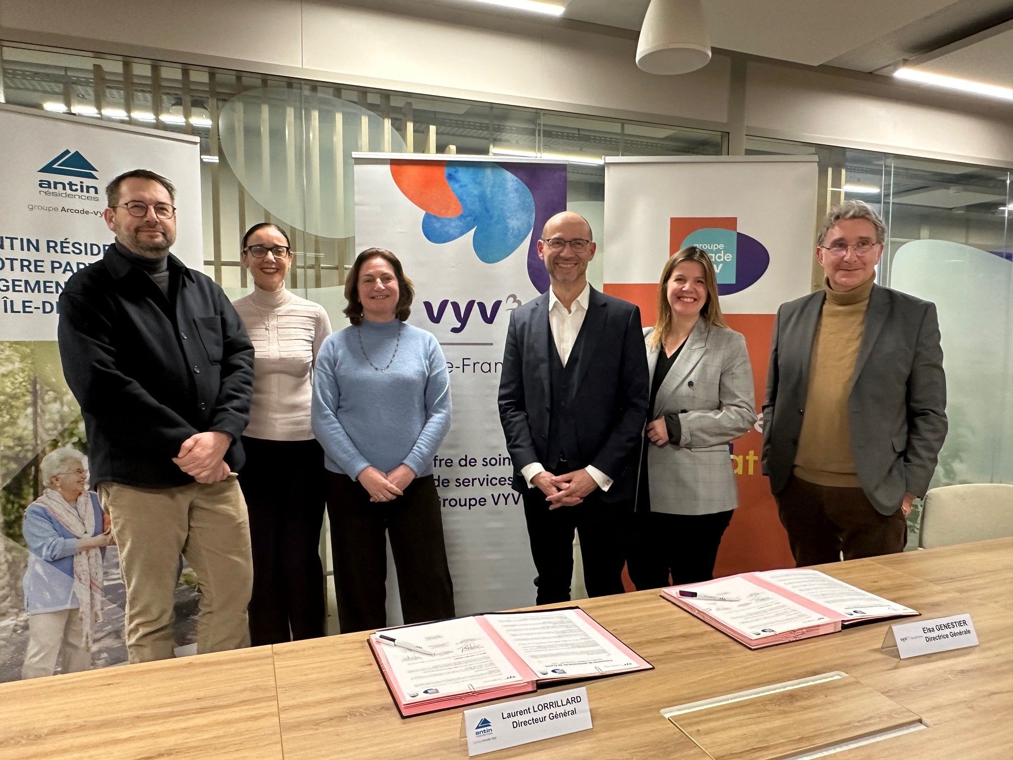 Partenariat entre VYV³ Île-de-France et Antin Résidences