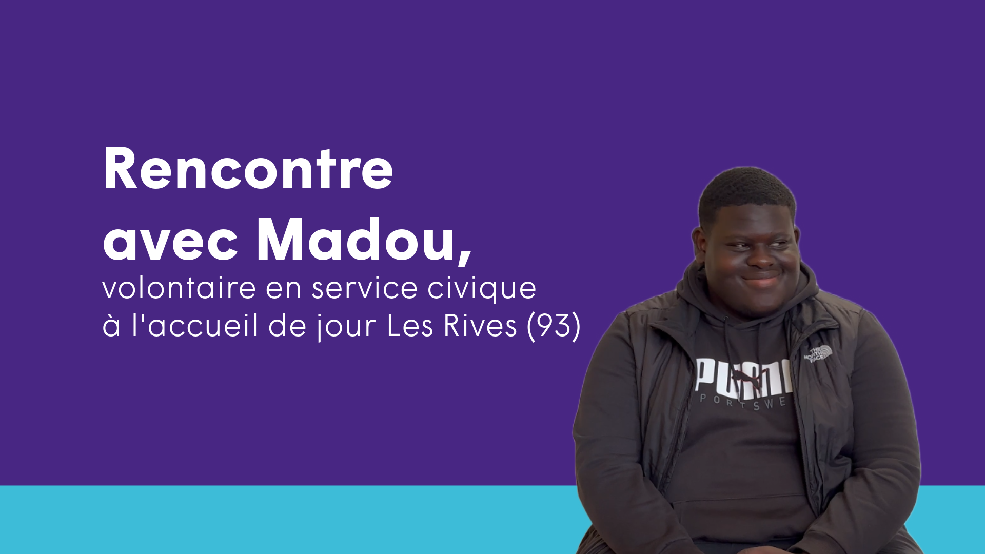 Découvrez Madou, notre jeune engagé en service civique !
